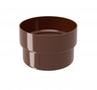 Муфта трубы соединительная ПВХ Grand Line шоколадная RAL 8017