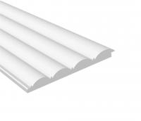 Стеновая панель дюрополимерная под покраску Hiwood LV137 NP 2700x120x12