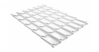 Металлочерепица Grandline Классик 0.5 Satin RAL 9003 сигнальный белый