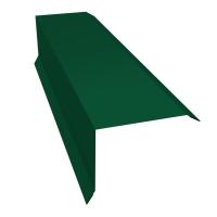 Планка торцевая 80х100 0.4 PE с пленкой RAL 6005 зеленый мох (2м)