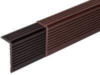 Уголок торцевой Holzhof Коричневый 4000x70x35 мм