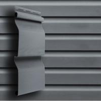 Виниловый сайдинг Grand Line Корабельный брус слим (АСА) Графит