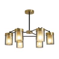 Подвесной светильник Freya Lora FR5432PL-06BBS 40W черный/латунь