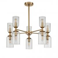 Люстра потолочная Lumion Kassia цвет золото, прозрачный арт. 6586/10  10*40W E14
