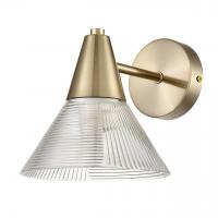Бра Lumion Corne цвет латунь титаниум, прозрачный арт. 6596/1W  1*60W E27