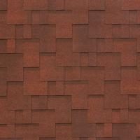 Гибкая черепица Tegola Акцент Темно-красный