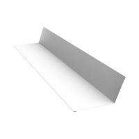 Планка примыкания 90х140 0.5 Satin с пленкой RAL 9003 сигнальный белый (2м)