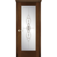 Межкомнатная дверь La Porte серия Classic модель 300.3F красное дерево контур с бевелсами Мальта