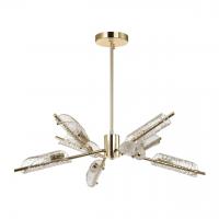 Люстра потолочная Lumion Georgia 6537/8C 8*25W золотой