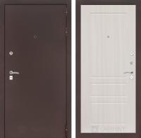 Входная дверь Лабиринт Classic антик медный 03 - Сандал белый