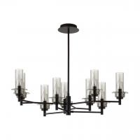 Люстра потолочная Lumion Madonna цвет черный, дымчатый арт. 6555/9C  9*40W E14