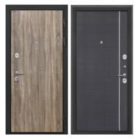 Входная дверь металлическая Интекрон Сицилия Remix цвет Дуб турин / В-07 Венге с молдингом