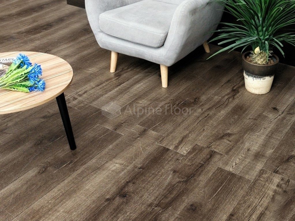 Виниловый пол (кварцвиниловая плитка ПВХ) Alpine Floor Real Wood Дуб  Vermont Есо 2-3 купить онлайн по цене 3 700 руб. | при покупке упакуем и  доставим точно в срок