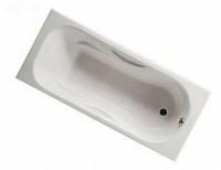 Ванна чугунная ROCA Malibu 160х75 см (с противоскользящим покрытием и отверстиями под ручки)