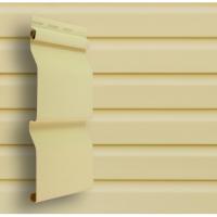 Виниловый сайдинг Grand Line Классика Корабельный брус Слим Ванильный