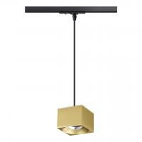 Трековый светильник однофазный светодиодный Novotech Port 358674 12W золото, провод 1,2м