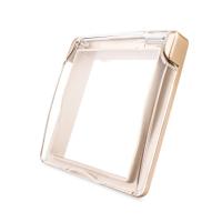 Водонепроницаемая крышка для розеток Livolo Золото C7-1WF-13