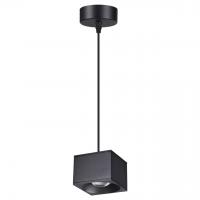 Подвес светодиодный Novotech Over 358658 12W черный, провод 2м