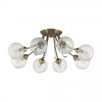 Люстра потолочная Lumion Tula 5266/8C 8*40W античная латунь