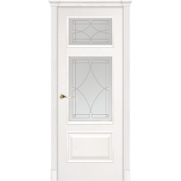 Межкомнатная дверь La Porte серия Classic модель 300.6 ясень бланко контур с бевелсами Марко