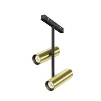 Трековый светильник Technical Elti Duo TR005-4-2X12W-DS-BBS 24W черный/латунь