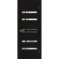 Межкомнатная дверь Uberture серия UniLine 30030 велюр шоко с зеркалом