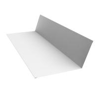 Планка примыкания 150х250 0.5 Satin с пленкой RAL 9003 сигнальный белый (2м)