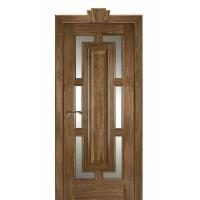 Межкомнатная дверь Дариано Барон Орех американский со стеклом