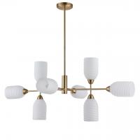 Люстра потолочная Lumion Monroe 6512/8C 8*40W латунь