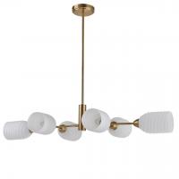 Люстра потолочная Lumion Monroe 6512/6C 6*40W латунь