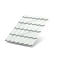 Металлочерепица МП Ламонтерра X (ПЭ-01-9003-0.45) 9003 Белый