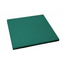Резиновая плитка "Гладкая" 500x500 зеленая