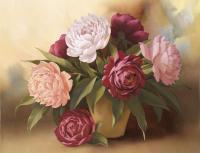 Картина Графис Канвас Постер Розовая безмятежность 2