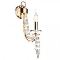 Бра Odeon Light Classic 40W, арт. 5063/1W золото/прозрачный/