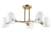 Люстра потолочная Lumion Kendall 6514/5C 5*40W латунь