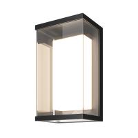 Настенный светильник (бра) Outdoor O021WL-L10B3K Baker Street черный 10W LED 3000K 148°