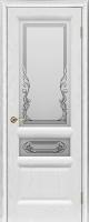 Межкомнатная дверь Regidoors Gracia Валенсия-2 Ясень жемчуг стекло