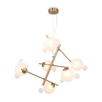 Подвесной светильник Freya Flaty  FR5374PL-06BS 40W латунь