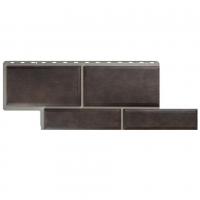 Фасадная панель Альта-Профиль Камень Флорентийский Коричневый 1255х447 мм