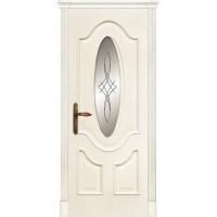 Межкомнатная дверь Дариано Калипсо Ясень карамель со стеклом