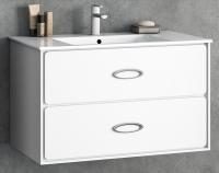 Тумба Smile Монтэ 90 (91см) подвесная белая