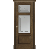 Межкомнатная дверь La Porte серия Classic модель 300.6 дуб миндаль со стеклом Арно