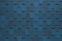 Гибкая черепица Tegola Нордик Синий с отливом