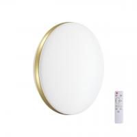 Настенно-потолочный светильник, с пультом ДУ Sonex Ringo 7626/EL 72W белый/золотистый