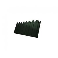 Профнастил Grandline С10B фигурный GreenCoat Pural Matt RR 11 RAL 6020 зелёный