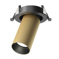 Встраиваемый светильник Technical Artisan C081CL-01-GU10-MG 10W черный/матовое золото