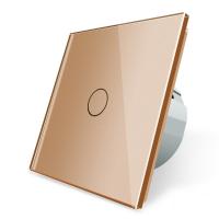 Сенсорный выключатель Livolo однолинейный (золото) VL-C701-13