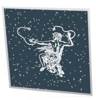Зеркальная плита Невал Созвездия Андромеда ZS-2602 0.6x0.6 м