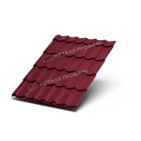 Металлочерепица МП Ламонтерра X (VikingMP E-20-3005-0.5) 3005 Красное вино