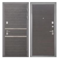 Входная дверь металлическая Интекрон Неаполь / Эковенге поперечный